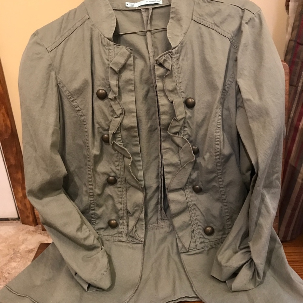 Olive green jacket